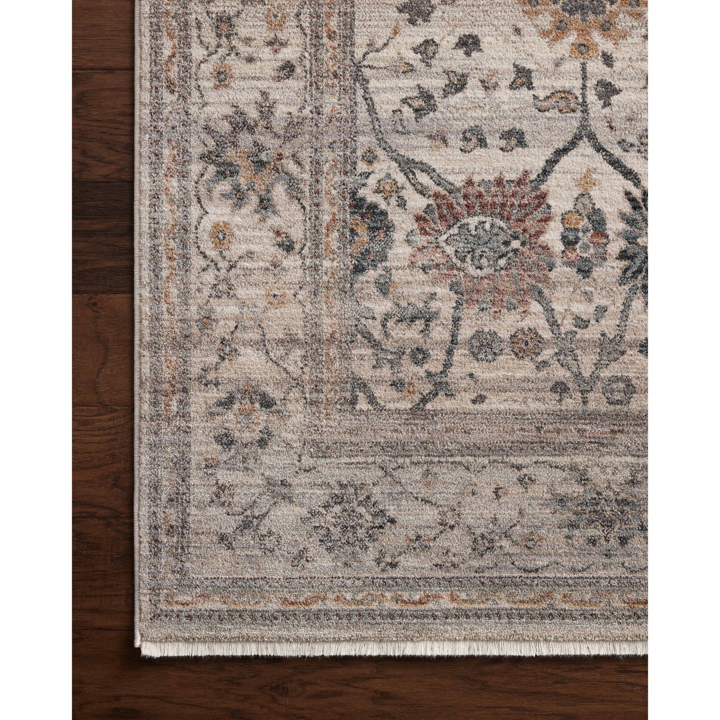 Tapis Alexander Home Lynda Vintage à motifs botaniques et floraux