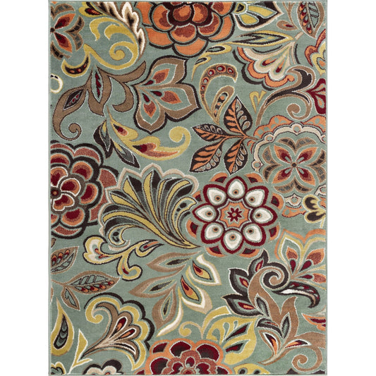 Tapis d'intérieur Decora Farmhouse à motif floral