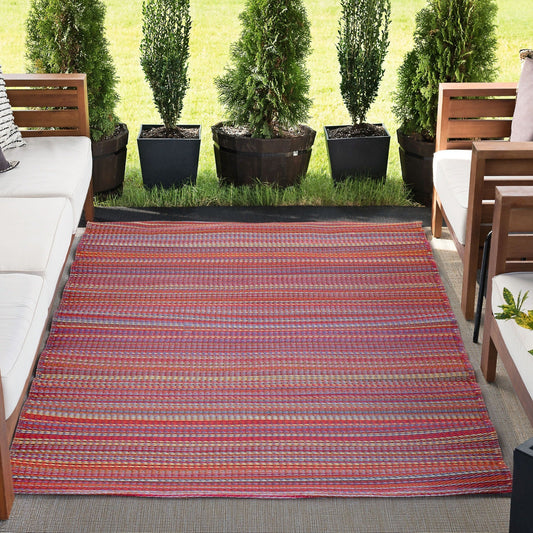 Tapis d'intérieur/extérieur à rayures Sundown Beach