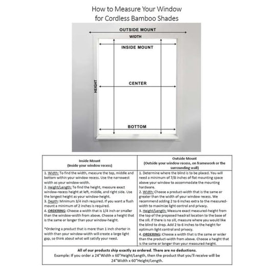 Stores en bambou Arlo Blinds Dali Native à levage sans fil