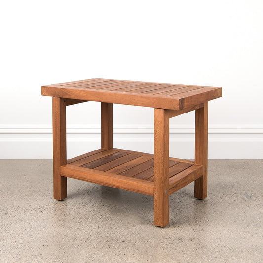Table/banc de douche en teck indonésien Aurora Home