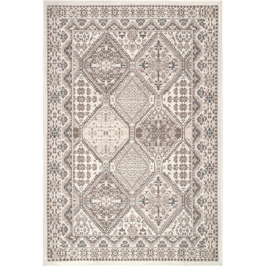 Tapis de sol carrelé traditionnel Nuloom Becca
