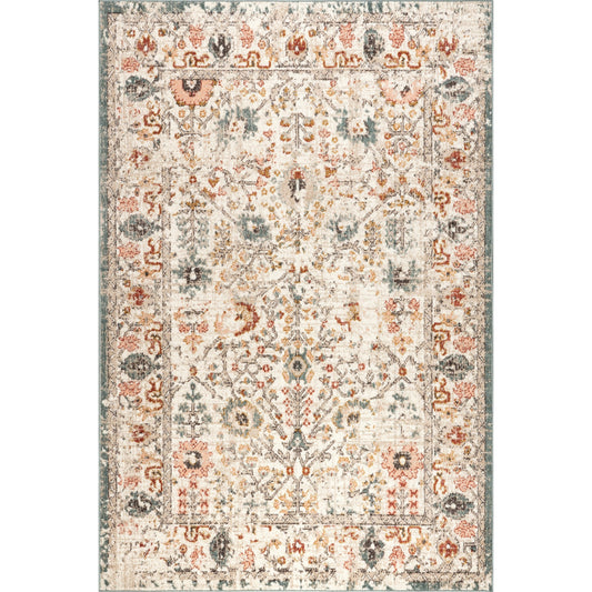 Tapis Nuloom Lenore à motif floral vintage