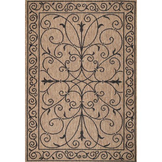 Tapis d'intérieur/extérieur traditionnel Nuloom Kathleen