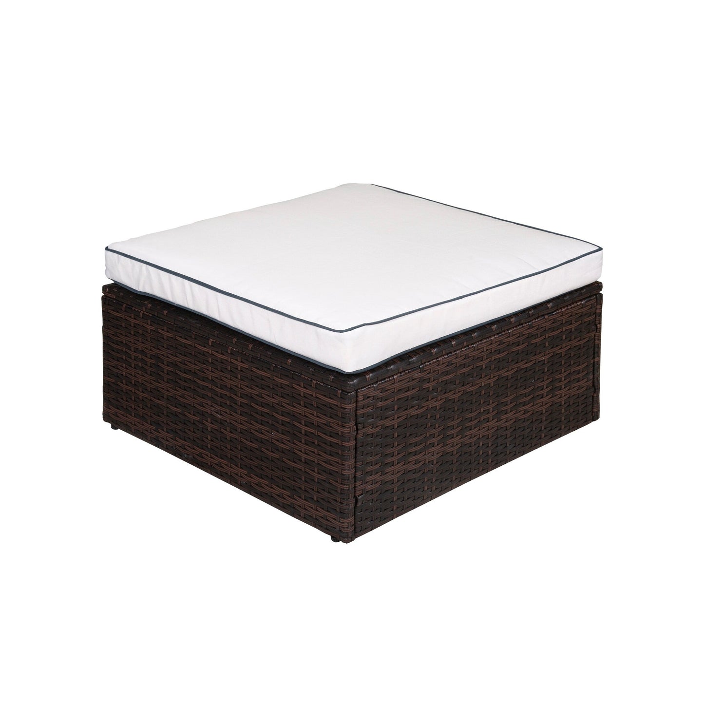 Canapé d'extérieur modulaire York 4 pièces avec coussins