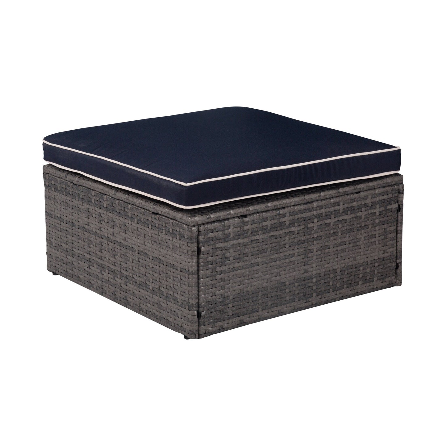 Canapé d'extérieur modulaire York 4 pièces avec coussins