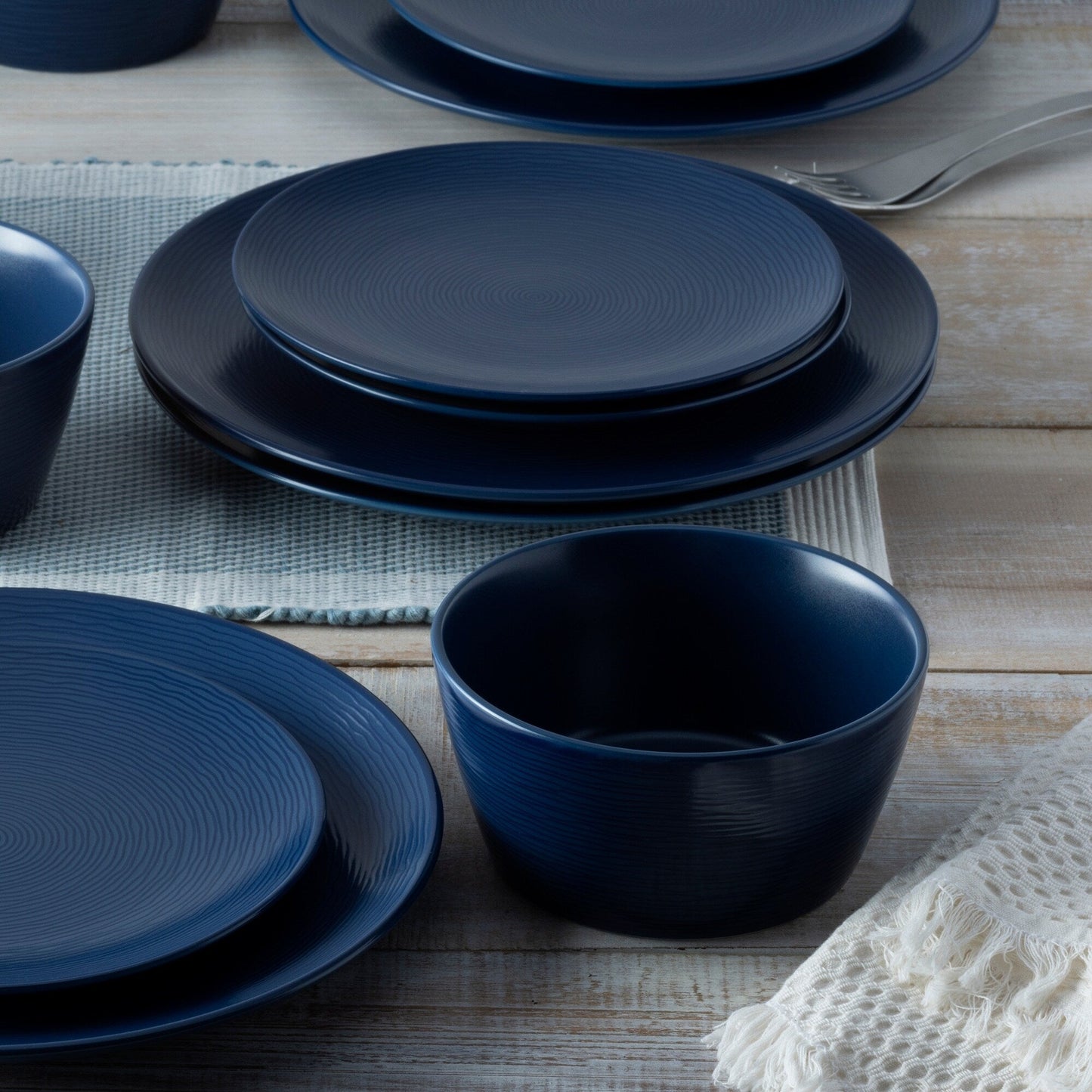 Service de table Noritake Colorscapes Swirl 12 pièces, service pour 4 personnes