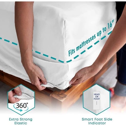 Ensemble de draps Feather & Stitch 500 fils