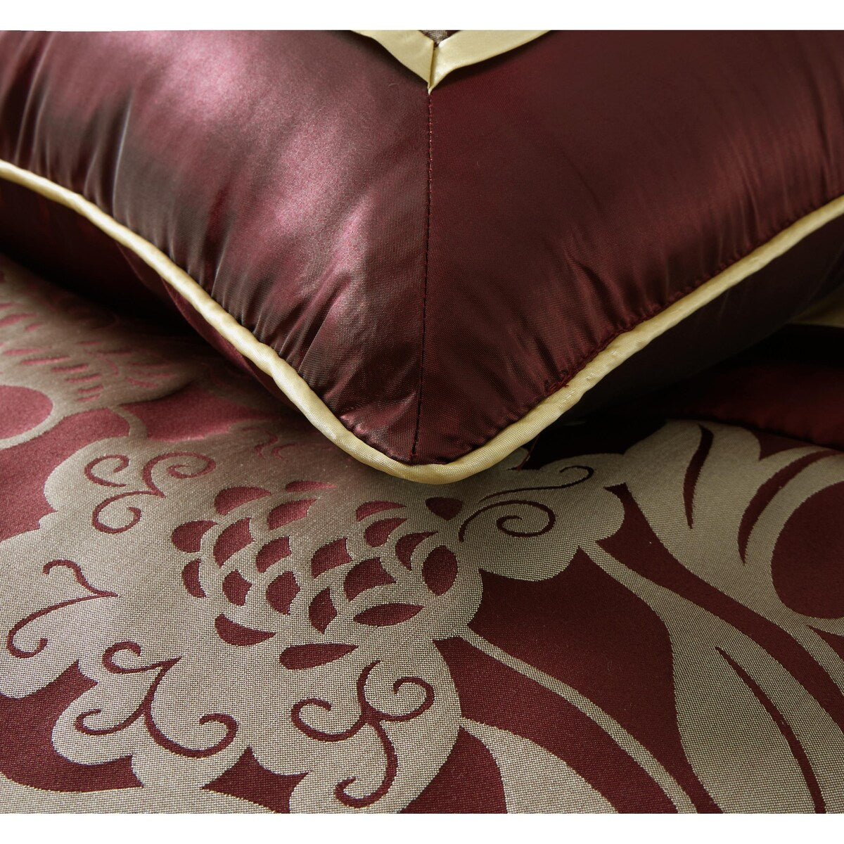 Ensemble de couette 9 pièces en jacquard floral Nanshing Brie