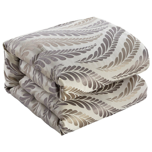 Parure de lit Nanshing Caspa 7 pièces au motif feuilles chic