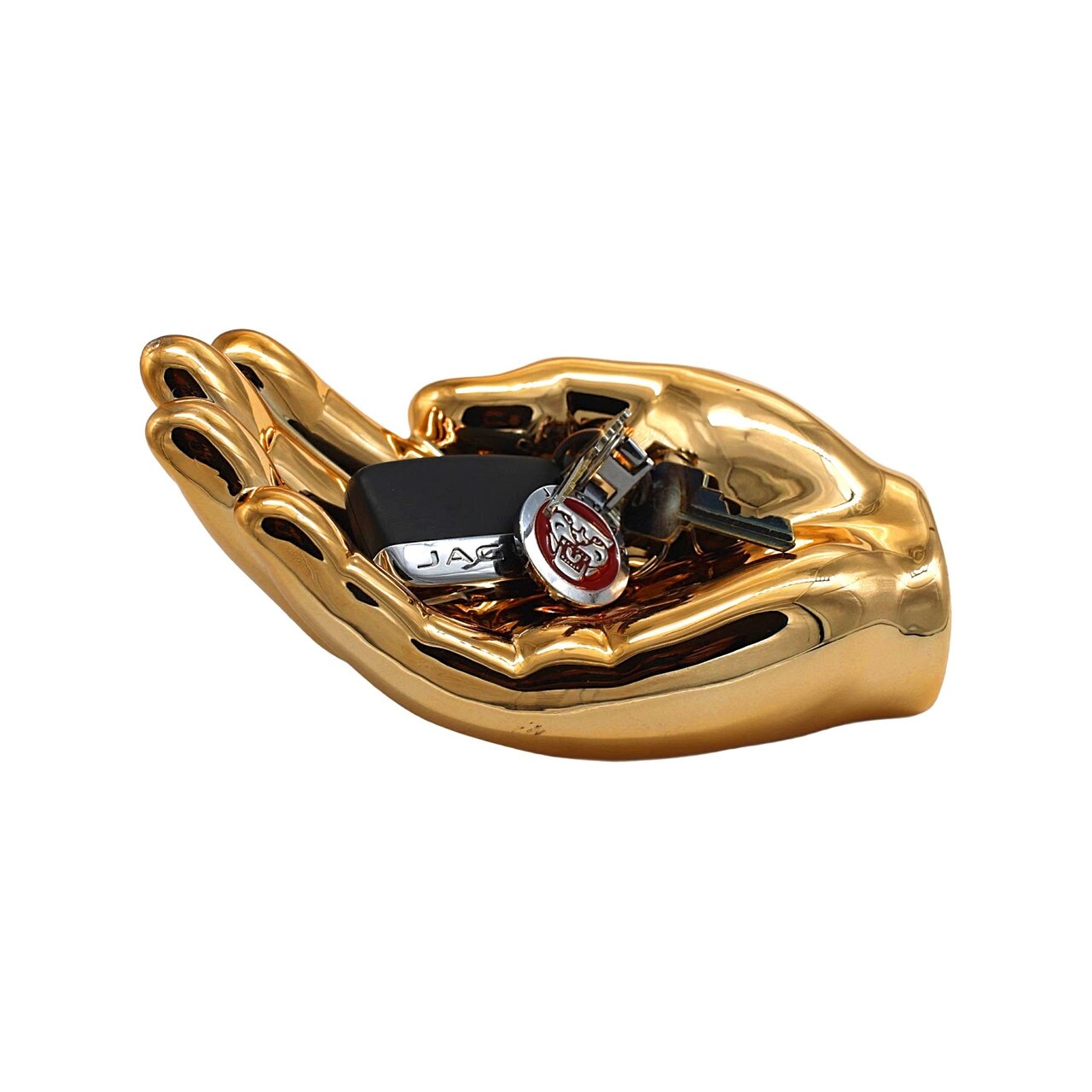 Plateau décoratif en bronze Interior Illusions Plus - 7,5 pouces de long