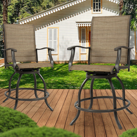 Ensemble de tabourets et chaises de bar pivotants hauts Kozyard Isabella