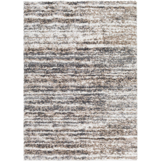 Tapis Livabliss Aliyah Shag minimaliste et abstrait