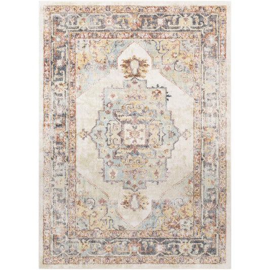 Tapis médaillon traditionnel revisité Livabliss Nouveau-Mexique