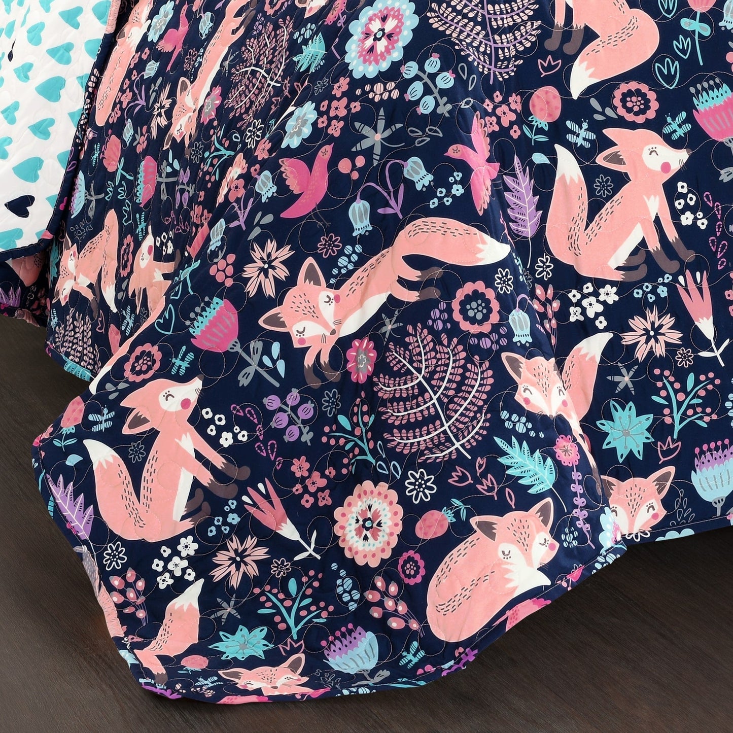 Ensemble de courtepointe 4 pièces Lush Decor Pixie Fox