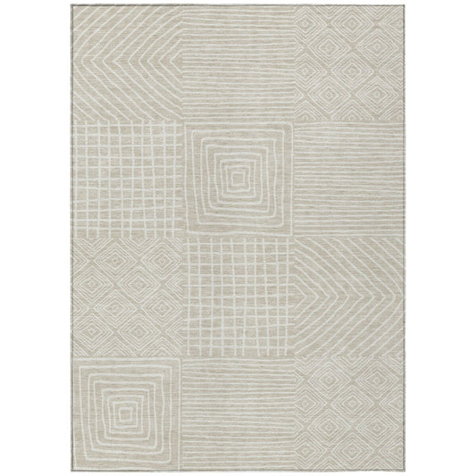 Tapis moderne en mosaïque Chantille lavable en machine pour intérieur/extérieur