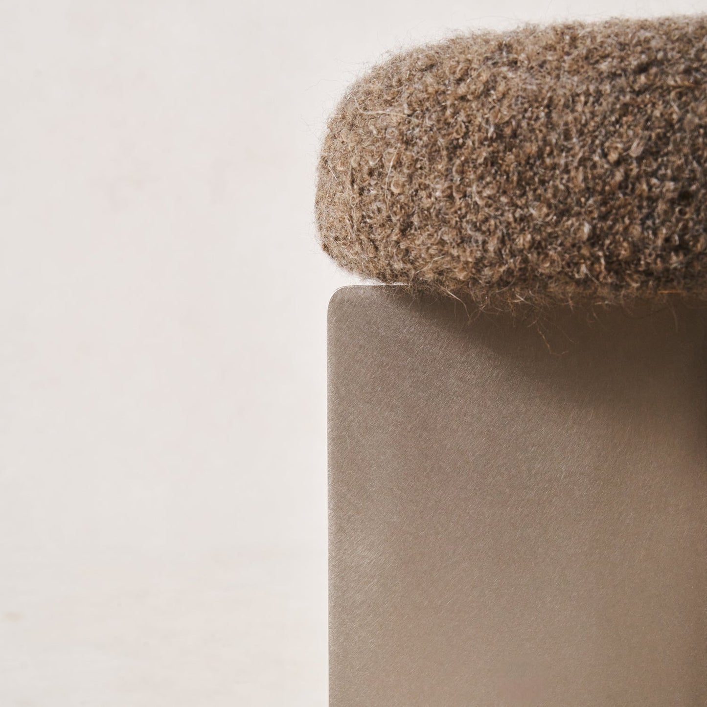 Tabouret Milan - Moka Boucle
