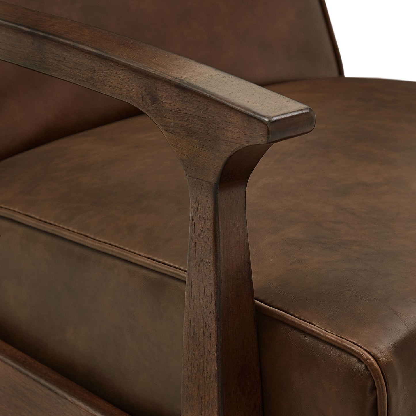 Fauteuil inclinable large Notker 25,75 pouces de style milieu du siècle par iNSPIRE Q Modern