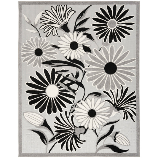 Tapis d'intérieur/extérieur à motif floral Nourison Aloha