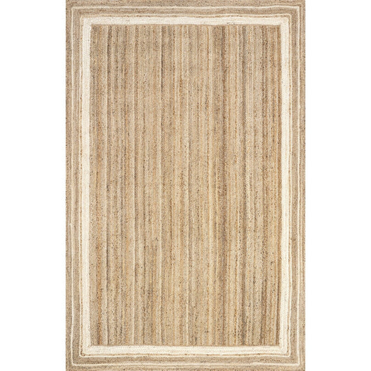 Tapis de sol Nuloom Rikki Coastal en jute tressé