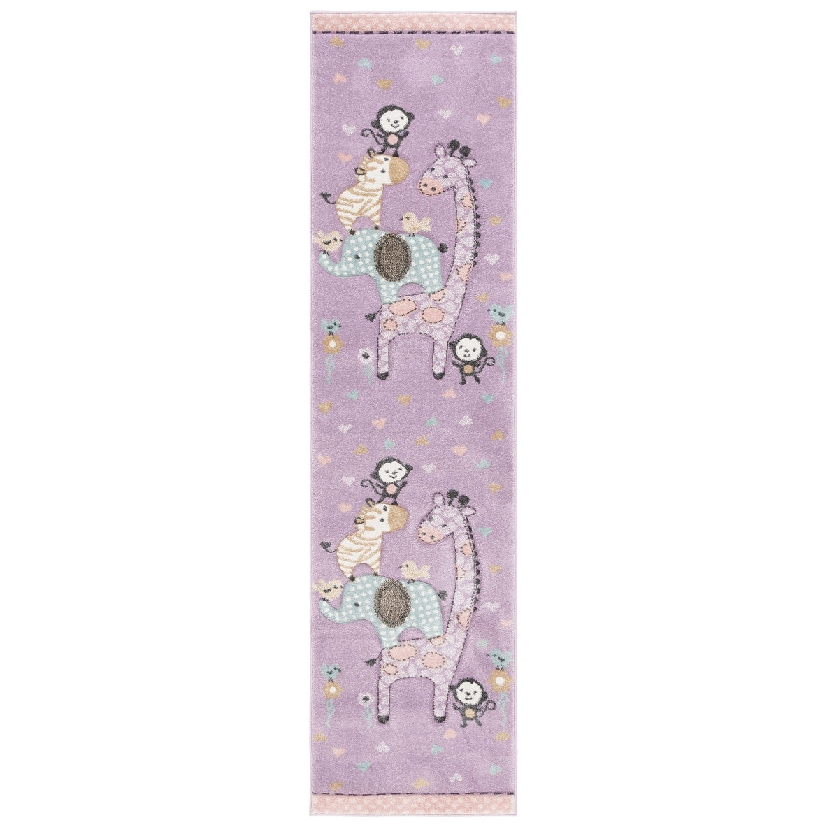 Tapis d'éveil SAFAVIEH Carousel Kids Miharu à motifs animaux