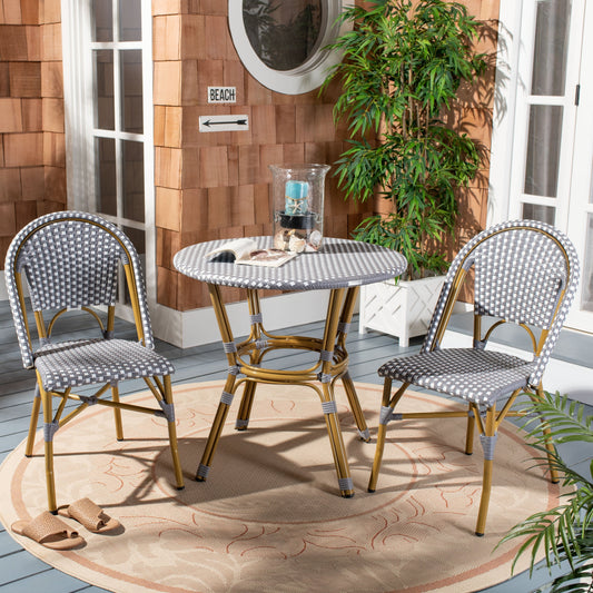 Chaises de salle à manger empilables SAFAVIEH Marolyn (lot de 2) - 18 L x 22 P x 35 H