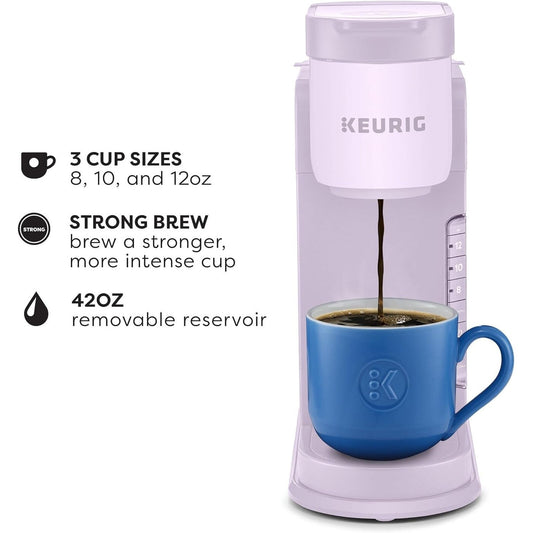 Cafetière K-Cup à dose unique, 3 tailles d'infusion, infusion forte, réservoir de 1,27 kg, lavande