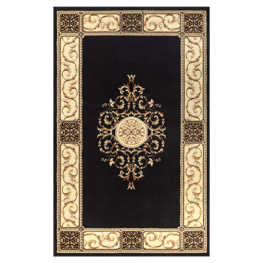 Tapis d'intérieur grand format de style traditionnel de qualité supérieure