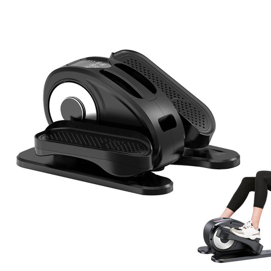 Appareil elliptique de bureau, vélo elliptique avec télécommande, pédalier assis pour seniors, adultes et adolescents