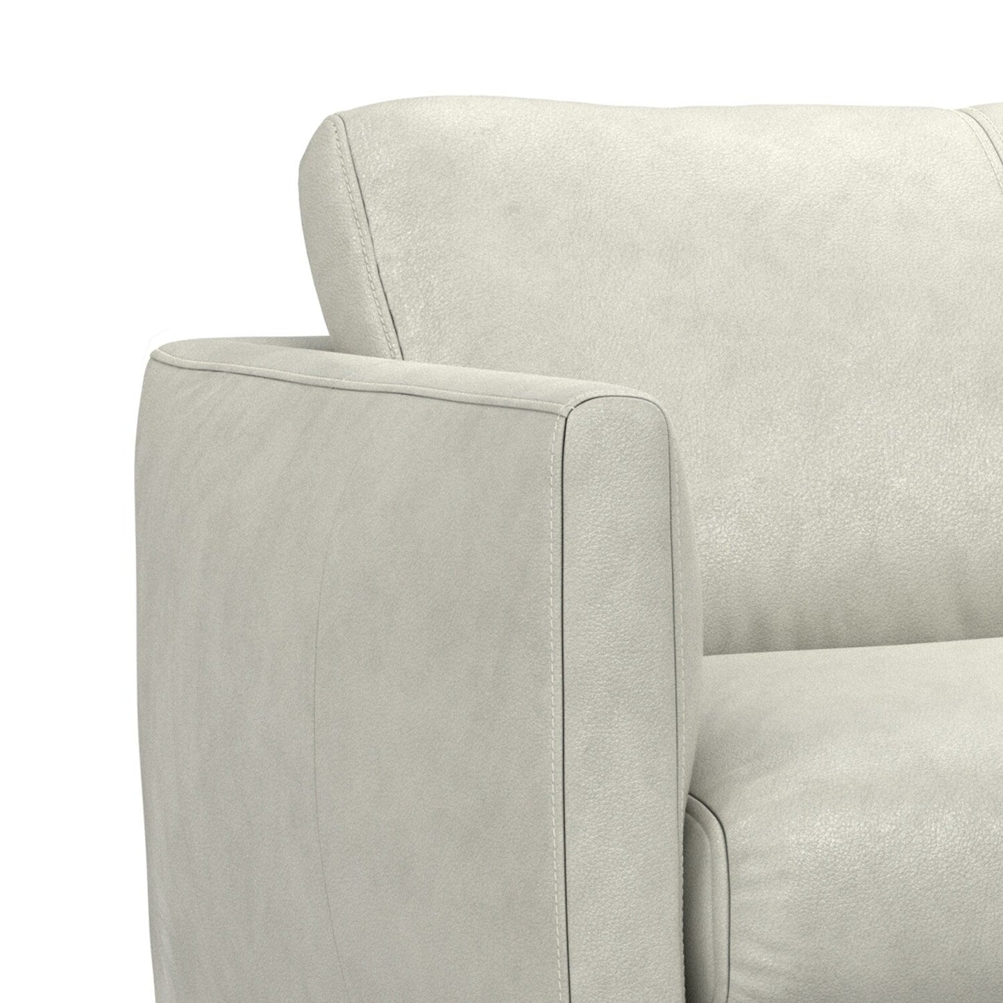 Canapé WYNDENHALL Danbury Modern Mid-Century 81 en cuir véritable