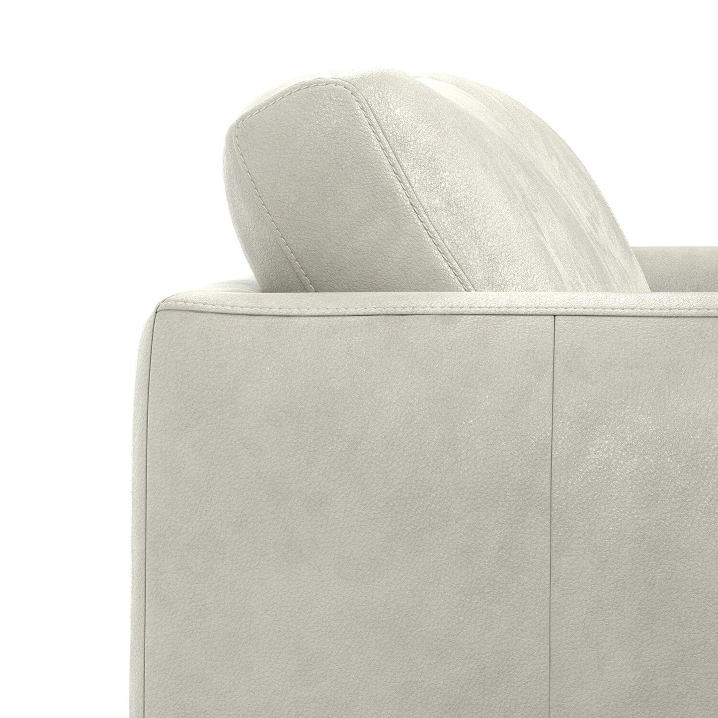 Canapé WYNDENHALL Danbury Modern Mid-Century 81 en cuir véritable