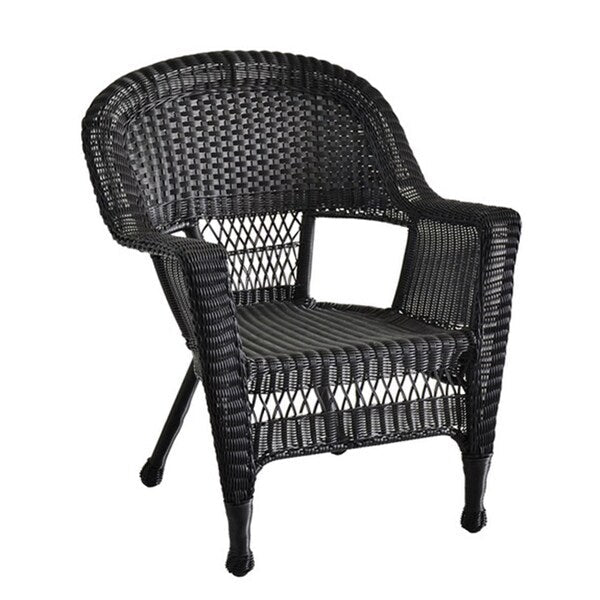 Ensemble de conversation 4 pièces pour patio en osier