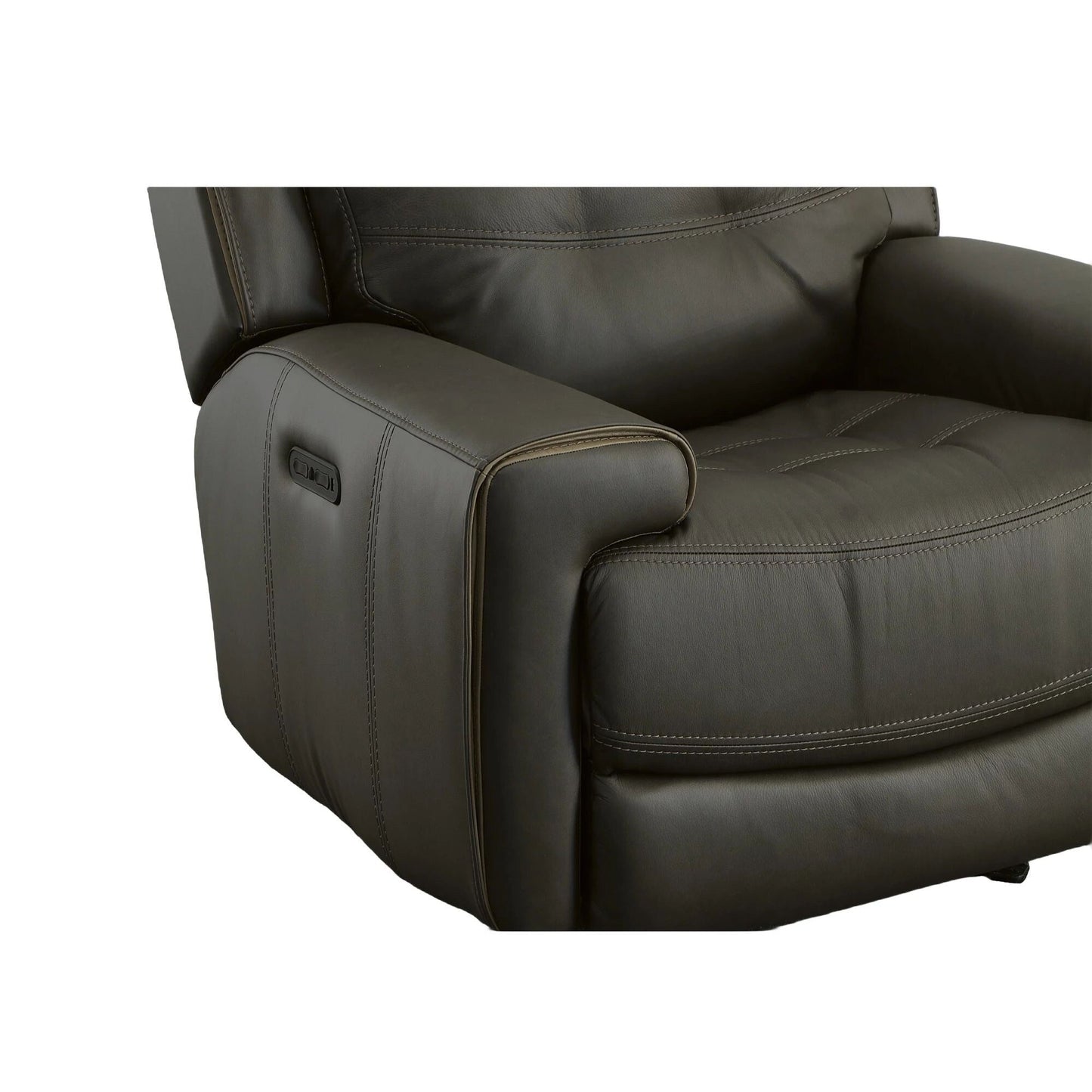 Fauteuil inclinable électrique en cuir Wicklow avec appui-tête électrique par Flexsteel