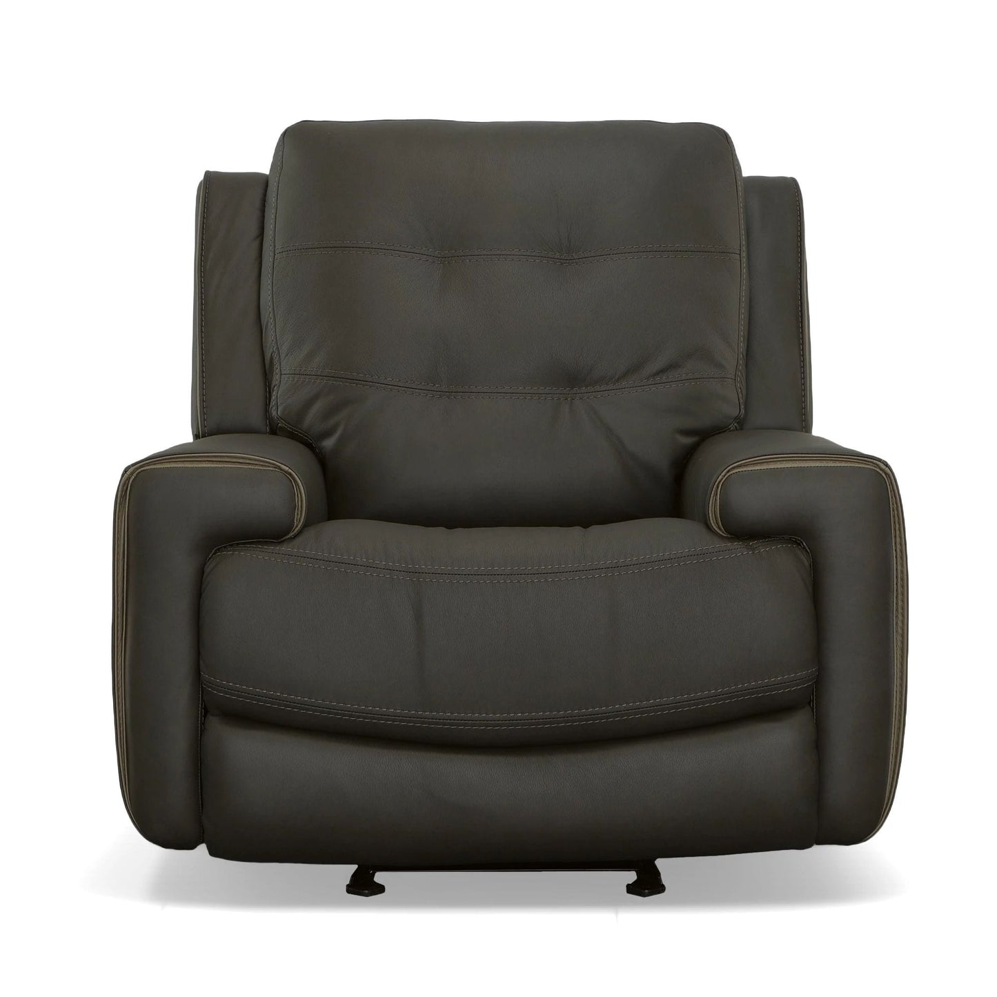 Fauteuil inclinable électrique en cuir Wicklow avec appui-tête électrique par Flexsteel