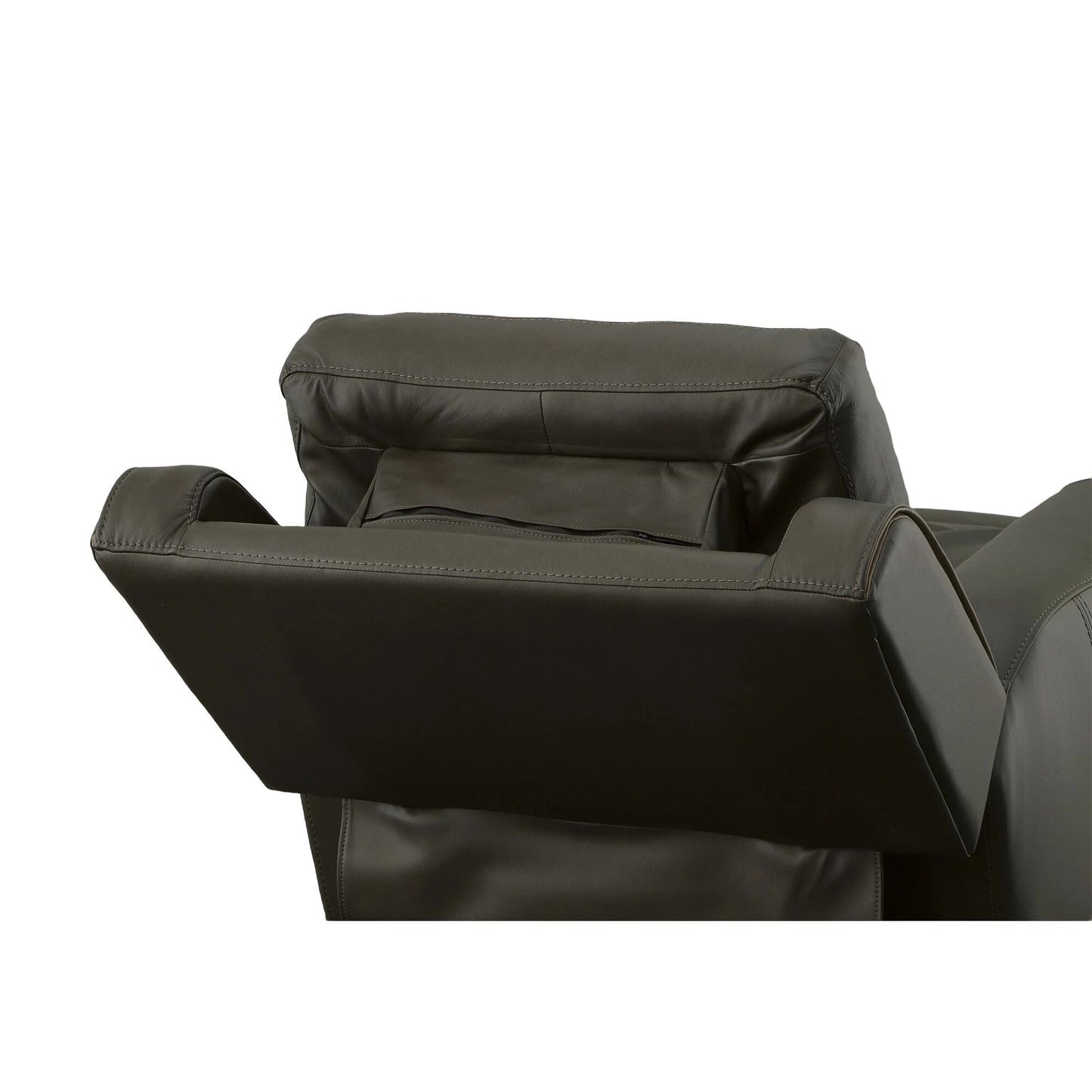 Fauteuil inclinable électrique en cuir Wicklow avec appui-tête électrique par Flexsteel