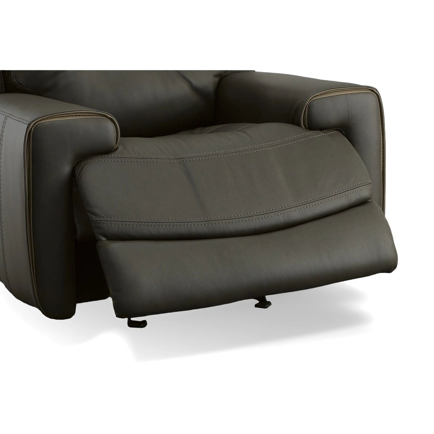 Fauteuil inclinable électrique en cuir Wicklow avec appui-tête électrique par Flexsteel