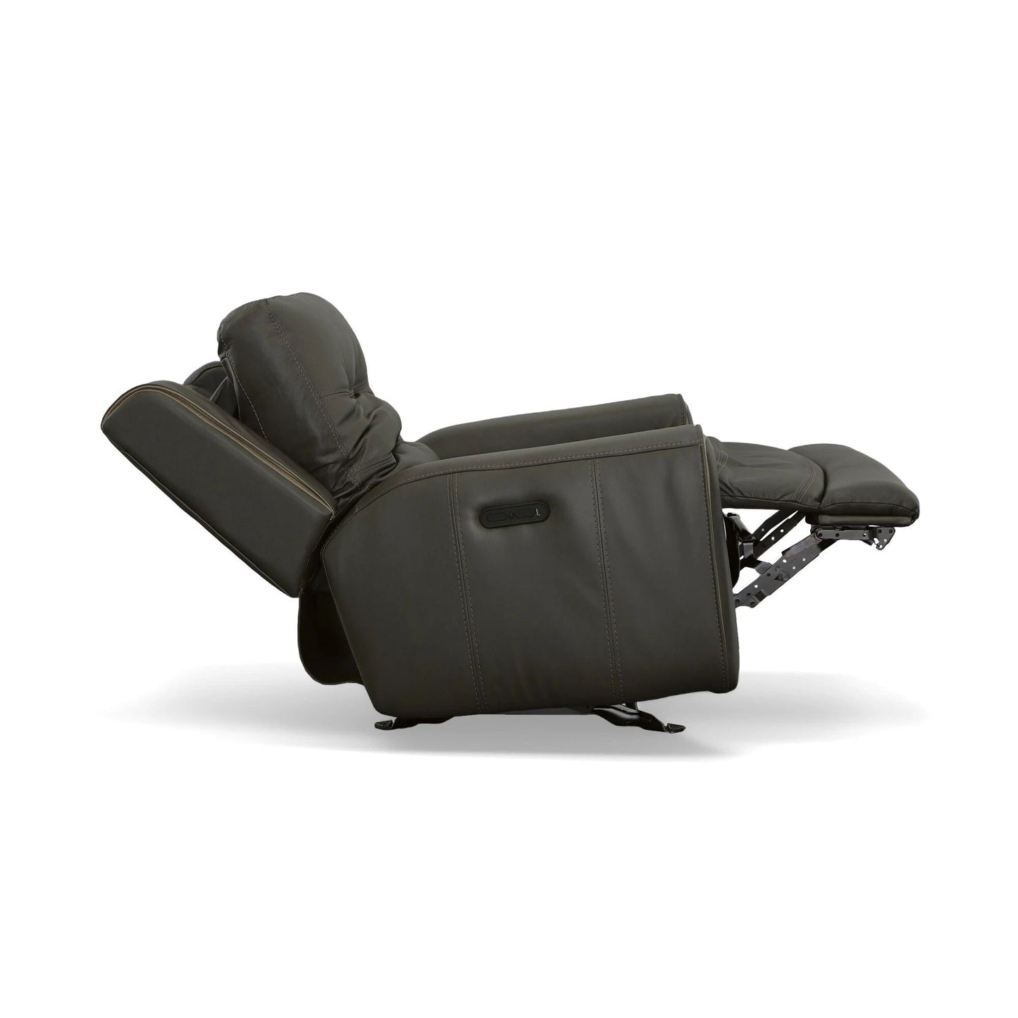 Fauteuil inclinable électrique en cuir Wicklow avec appui-tête électrique par Flexsteel