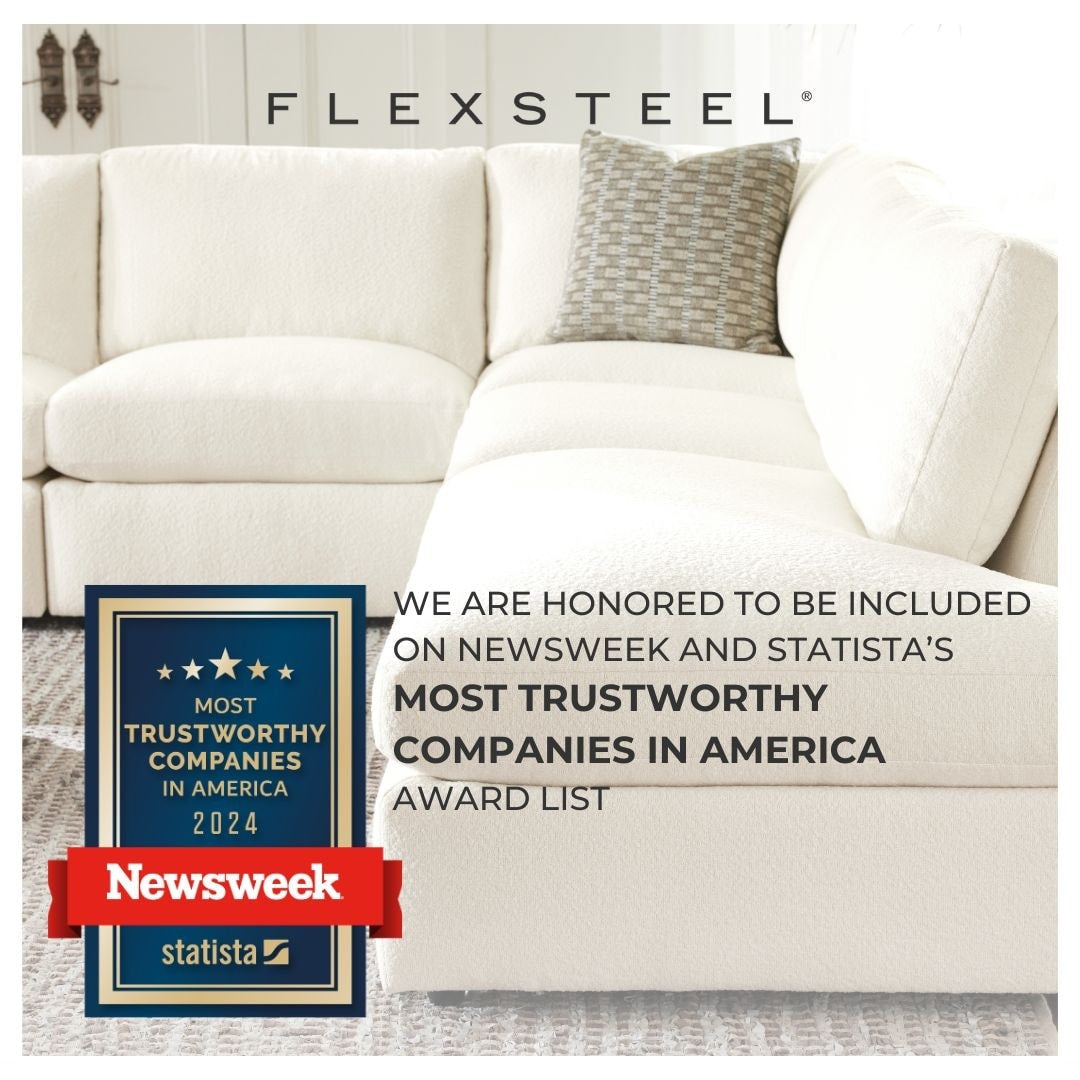 Fauteuil inclinable électrique en cuir Wicklow avec appui-tête électrique par Flexsteel