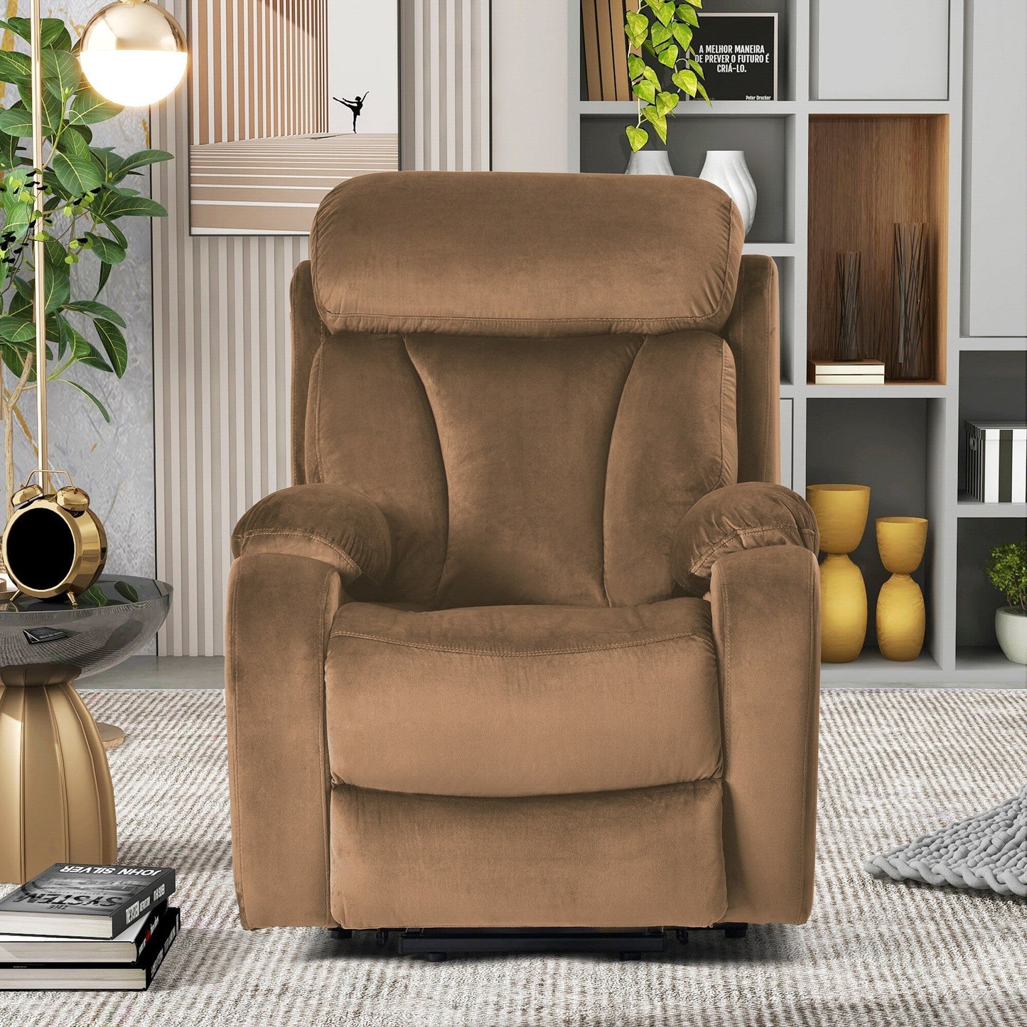 Fauteuil inclinable large (330 lb) avec télécommande et inclinaison à 180°
