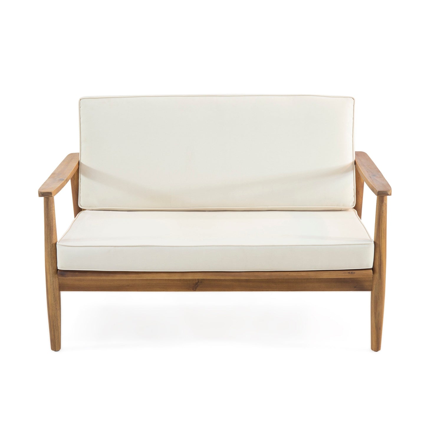 Salon de jardin Willowbrook en bois d'acacia 4 places par Christopher Knight Home