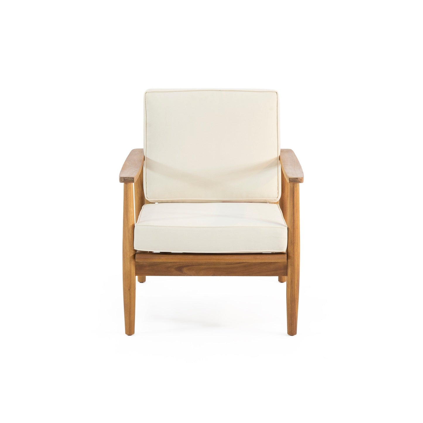 Salon de jardin Willowbrook en bois d'acacia 4 places par Christopher Knight Home