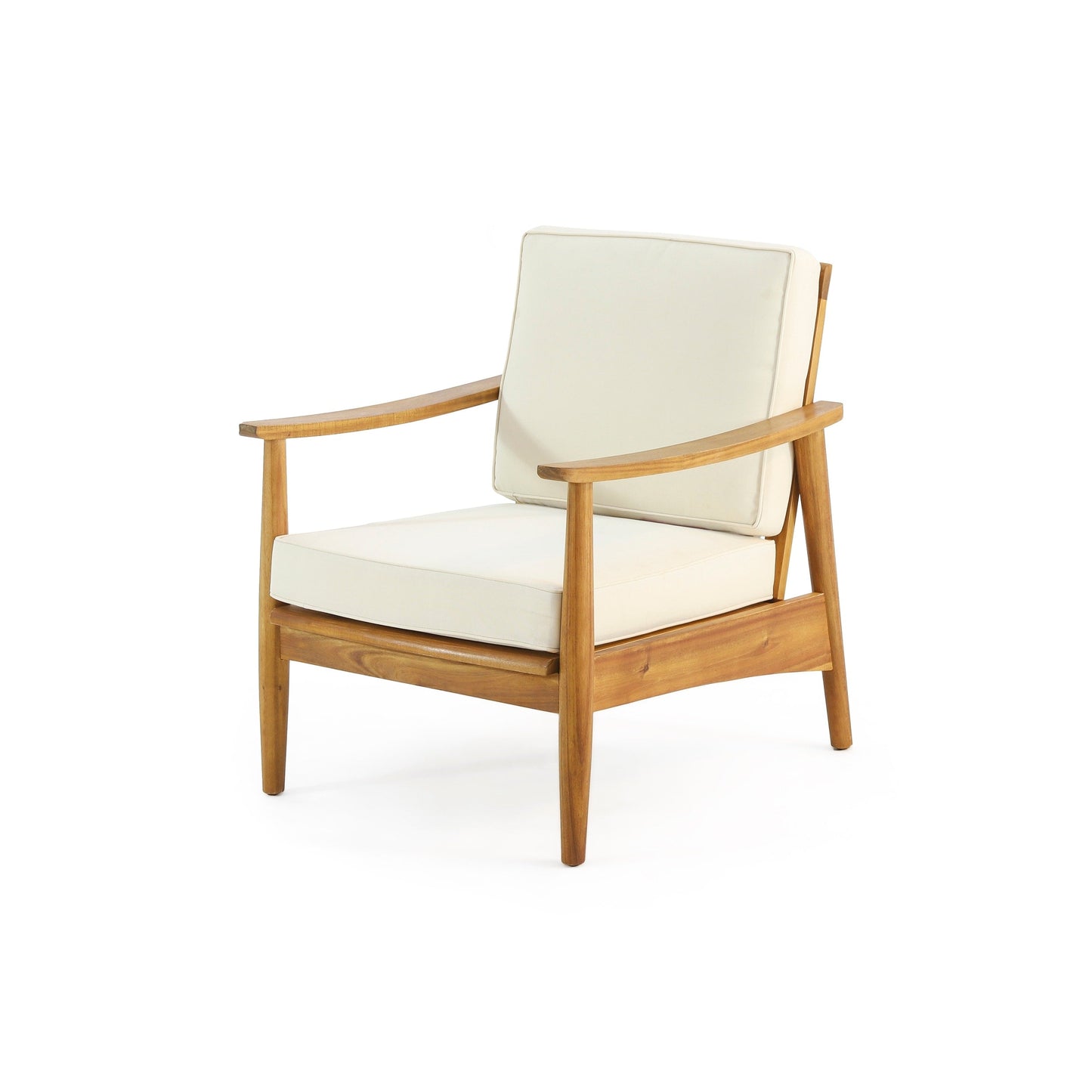 Salon de jardin Willowbrook en bois d'acacia 4 places par Christopher Knight Home