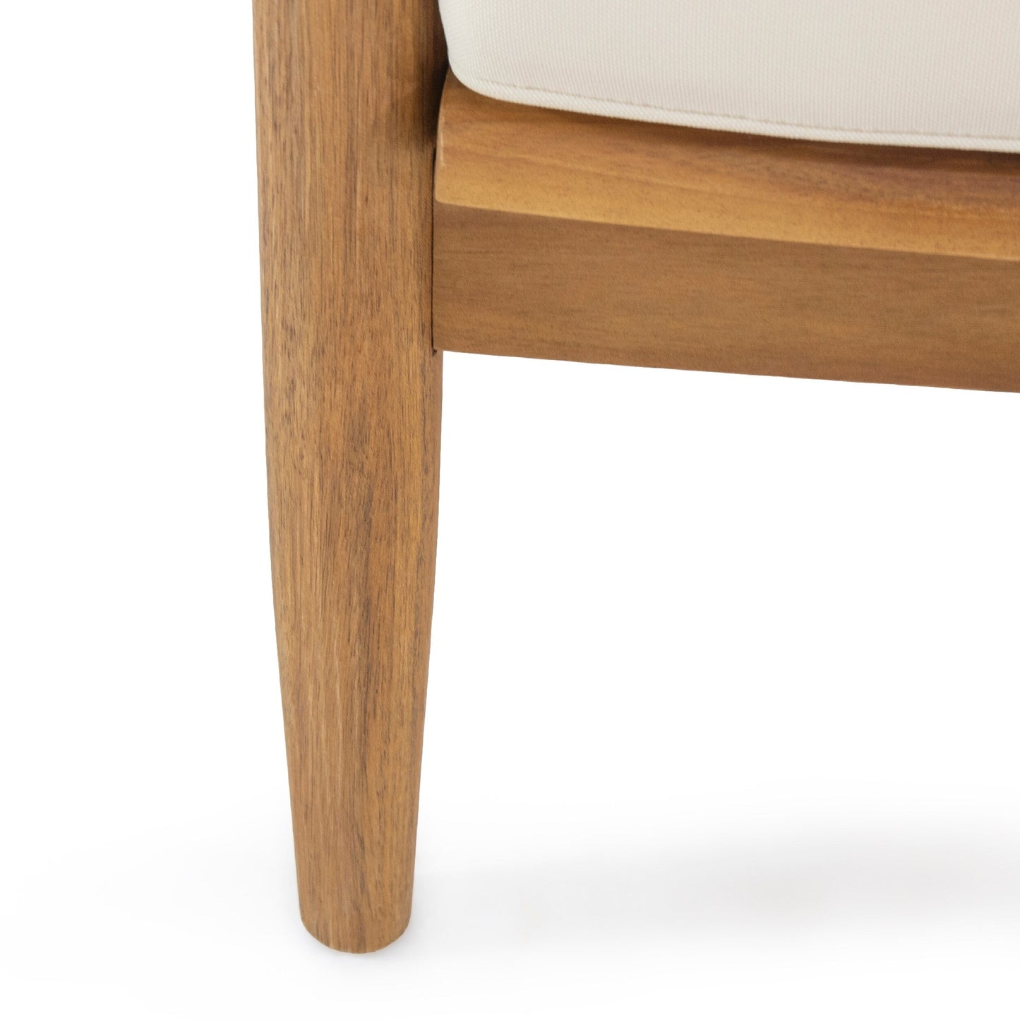 Salon de jardin Willowbrook en bois d'acacia 4 places par Christopher Knight Home