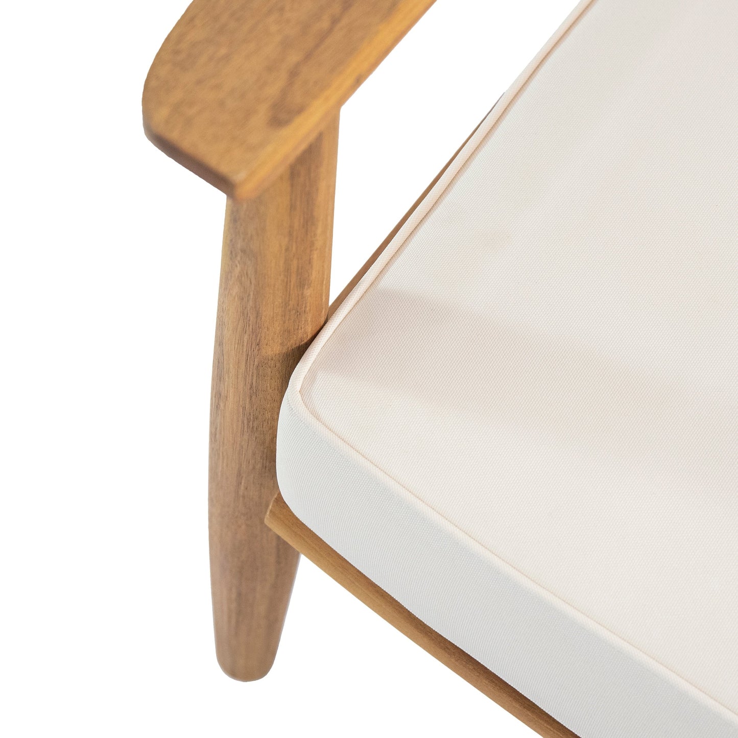 Salon de jardin Willowbrook en bois d'acacia 4 places par Christopher Knight Home