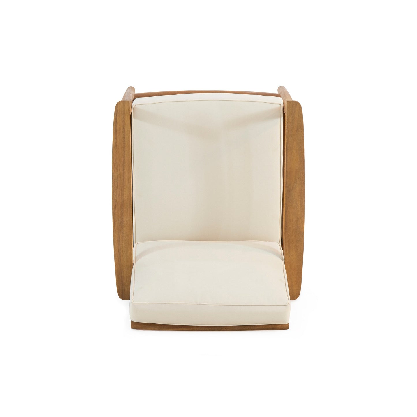 Salon de jardin Willowbrook en bois d'acacia 4 places par Christopher Knight Home