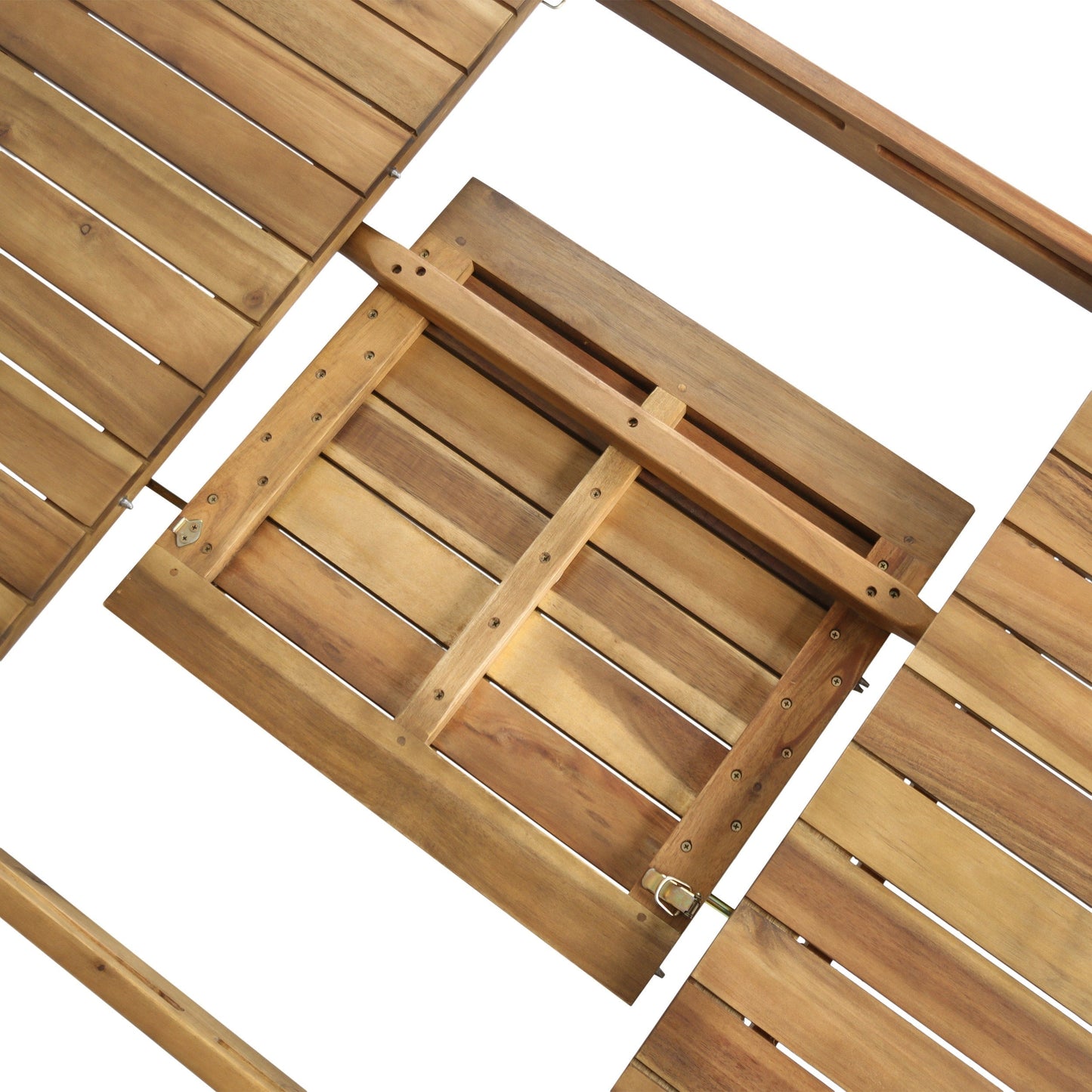 Ensemble de salle à manger rectangulaire extensible en bois Wilson pour l'extérieur par Christopher Knight Home