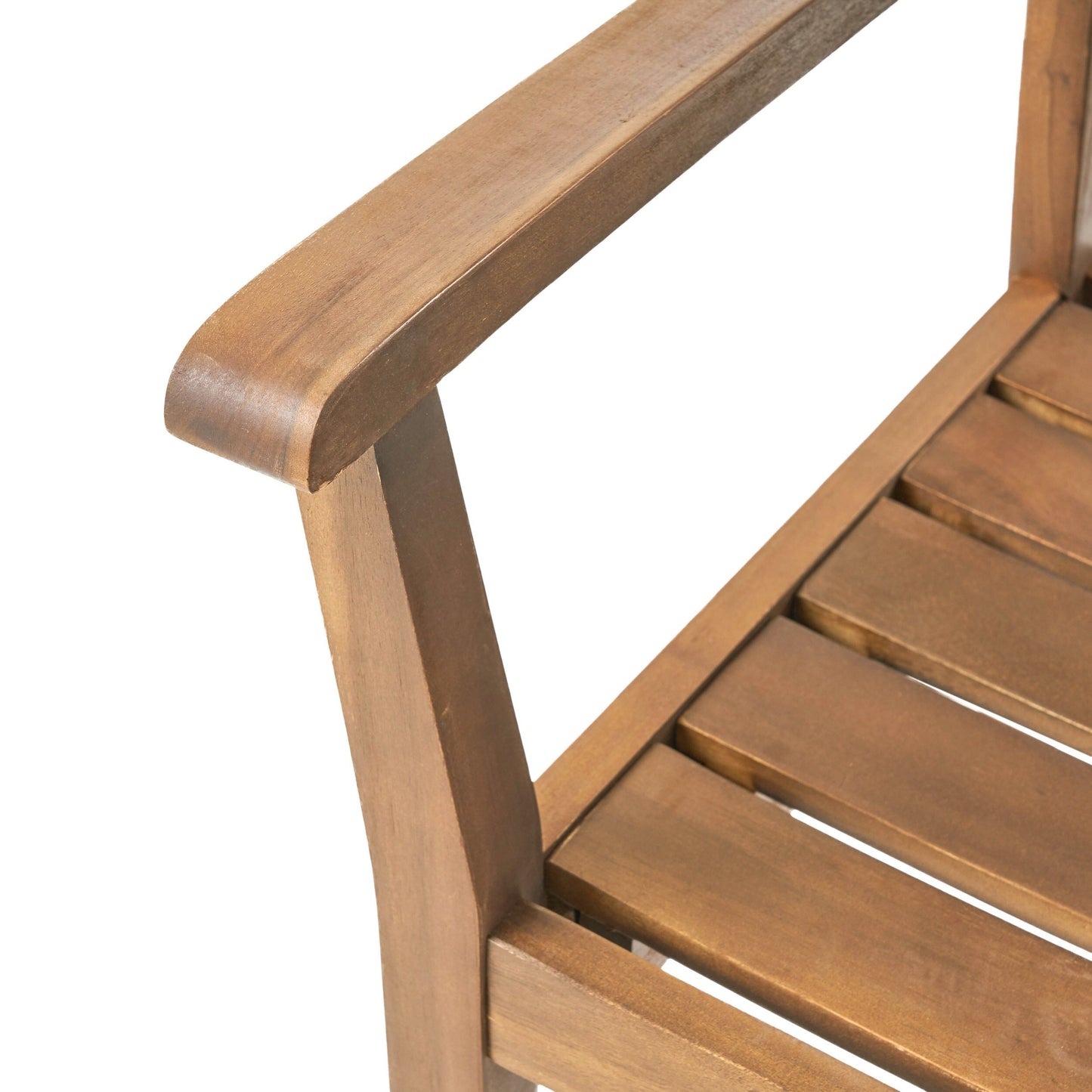 Ensemble de salle à manger rectangulaire extensible en bois Wilson pour l'extérieur par Christopher Knight Home