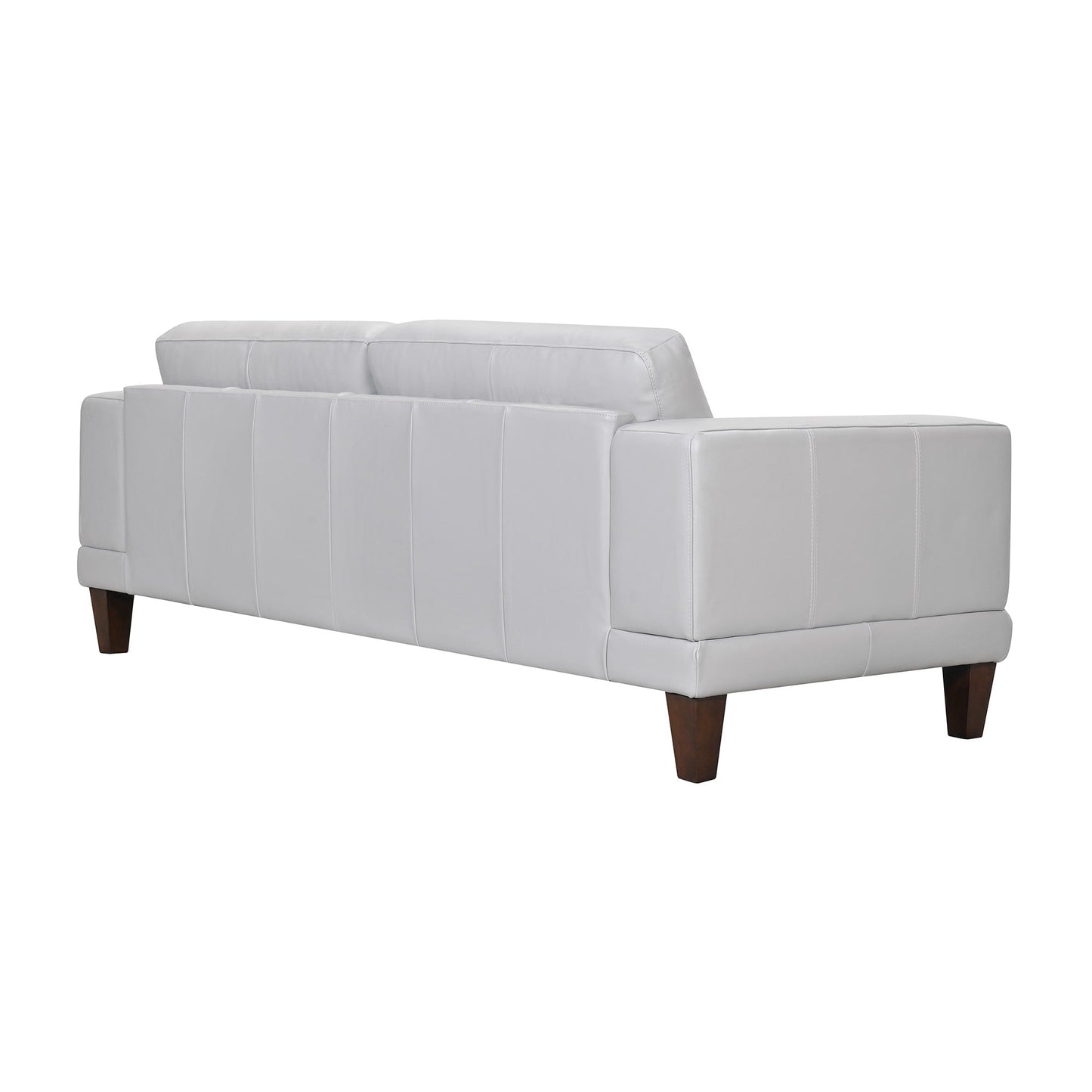 Canapé Wynne Modern en cuir véritable