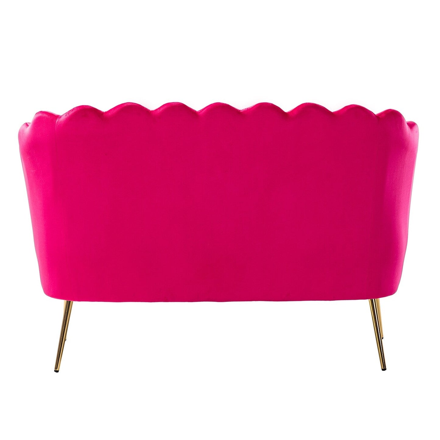 Causeuse Xabier 52'' avec dossier en forme de fleur