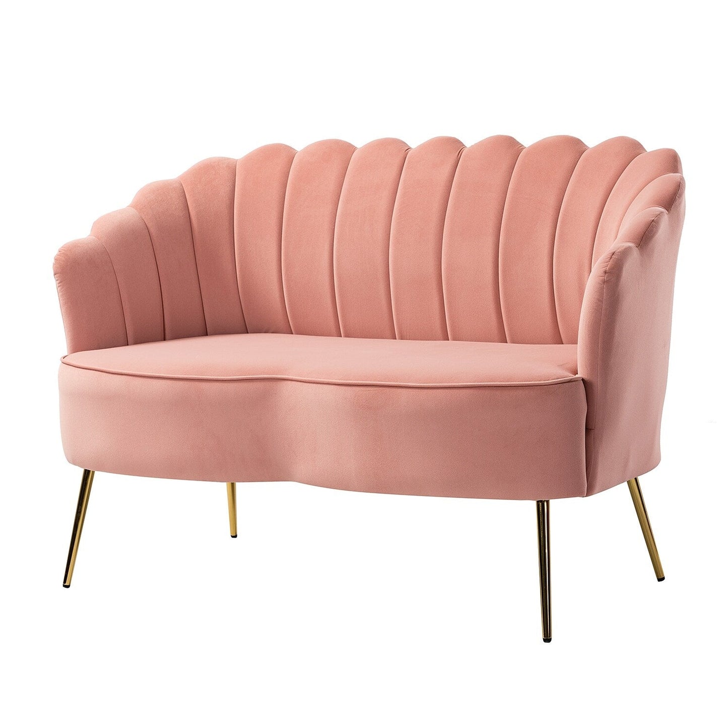 Causeuse Xabier 52'' avec dossier en forme de fleur